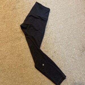 Lululemon Wunder Train 25”, size 8, dark grey